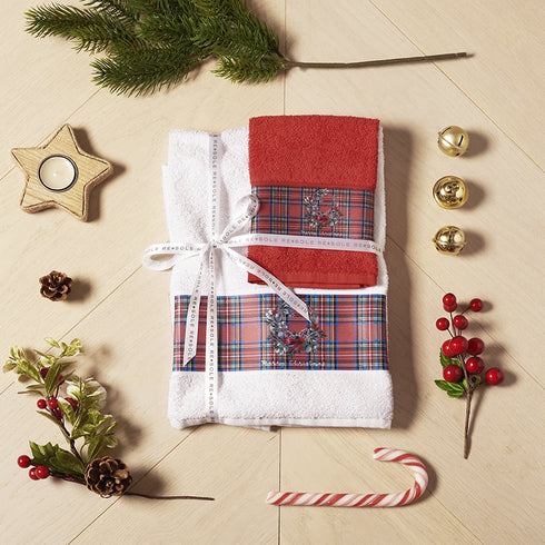 ASCIUGAMANO + OSPITE CHRISTMAS